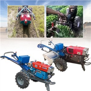 Mini Handtraktor Jordbruk Lågt pris 12Hp 15Hp 20HP Roterande Hacka Två Hjul Gångtraktor